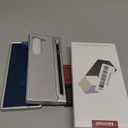 Miimall for Galaxy Z Fold 6 Case with S Pen Holder Slot [Military Grade Drop] [Built-in Privacy Screen & Invisible Kickstand] Slim Thin Protective Phone Case for Galaxy Z Fold 6 5G Cover Silver