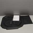 CAR PASS Heavy Duty Rubber Rear Car Mat, Deep-Dish Odorless Car Floor Mats All Weather, Universal Trim-to-Fit for SUVs Trucks Sedans, Waterproof Anti-Slip, Black