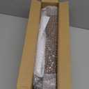 Apicizon Small Narrow Side Table, 3-Tier Skinny End Table for Small Spaces, Slim Nightstand with Storage Shelf, Bedside Table for Living Room, Bedroom, Rustic Brown and Black