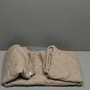 U-NICE HOME Loveseat Sofa Cover Reversible Couch Covers for 2 Cushion Couch for Dogs Furniture Protector Cover with Elastic Straps Water Resistant(Loveseat Small, Beige/Beige)
