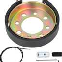 GREHUA 4" Rear Drum Brake Band & Cable Kit for Manco Bandit Critter 1492 4316 297 Rotary 484 Azusa 2251-B Yerf-Dog Predator 212cc 420cc 196cc Go Kart Yard Cart Dune Buggies Mini Bike ATV Parts