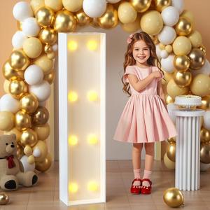 imprsv Marquee Light Up Letters, 3FT Mosaic Letters with Light for Baby Shower Graduation Party Decor, Large I for Engagement Wedding Party Decorations (Need to Assemble)