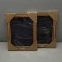 LHZSJWDCCR Sea Coral Wall Art Navy Blue Ocean Coral Painting Prints Coastal Beach Themed Picture Watercolor Corals Wall Decor Framed for Living Room Bedroom Bathroom Decoration Gifts - 11"x14"x2Pcs