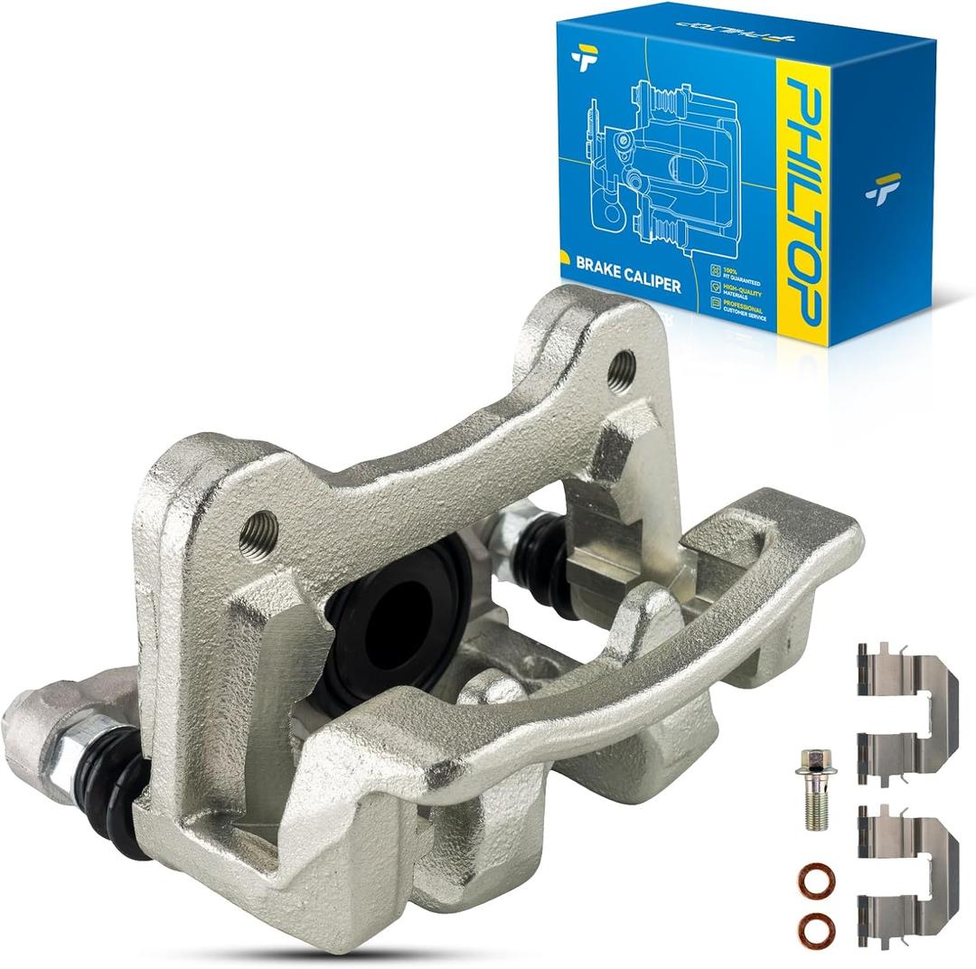 PHILTOP Brake Caliper Rear Right Compatible with 2011-2015 Hyundai Sonata, 2011-2015 Kia Optima, 19-B6456