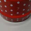 Cabilock Enamel Tea Kettle - Stovetop Teapot with Handle, 1.1 Quart Fast Heating Hot Water Pot for Gas, Induction, Electric, Farmhouse Kitchen Decoration (No Whistling) (Red)