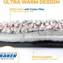 Self Warming Cat Bed Self Heating Cat Dog Mat 24 x 18 inch Extra Warm Thermal Pet Pad for Indoor Outdoor Pets with Removable Cover Non-Slip Bottom Washable Non Electric (A-Light Gray)