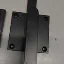 Double Side Gate Latch, Heavy Duty Gate Latch for Wooden Fence, Black Fence Gate Latch with Handles, Heavy Duty Gate Latch for Wooden Gates, Pool Gate, Backyard, Garden