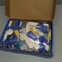 880 Pcs City Airport Passenger Terminal Building Set, 6 IN 1 Airplane Building Blocks Toy, STEM Aircraft Bricks with Shuttle Bus,Luggage Cart,Planes Model Toys Gifts for Adults Boys Ages 6-12+