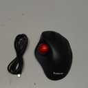 SABLUTE MAM2 Wireless Trackball Mouse, Rechargeable Ergonomic Mouse with Thumb Control for 3 Devices (Bluetooth and USB), 5-Level DPI, Silent Click, Compatible PC Laptop Mac iPad, Easy Clean
