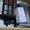 Brilvibera 2-Pack 16" Large Black Outdoor Wall Light