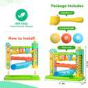 Musical Baby Toys for 1 Year Old Boy Gifts, 1st Birthday Gift First Present for One Yr, Pound A Ball Development Toy for 9-12-18 Months, Interactive Learning Toddler Toys for 1 Year Old Boys Girls (Green, Yellow, Orange)