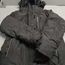 IUGA Waterproof Ski Jacket Women Warm Outdoor Winter Jackets Windproof Snowboard Winter Coats for Mountain Hiking (Small, Black)