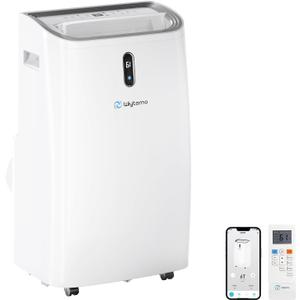 14,000 BTU Portable Air Conditioners Cool Up to 700 Sq.Ft, Portable AC Unit with WiFi & Remote/Sleep Mode/Auto Swing Fans, Cool, Heat, Dehumidifier & Fan 4 in 1 Air Conditioner for Room, Garage 14,000 BTU Portable Air Conditioners Cool Up to 700 Sq.Ft, Portable AC Unit with WiFi & Remote/Sleep Mode/Auto Swing Fans, Cool, Heat, Dehumidifier & Fan 4 in 1 Air Conditioner for Room, Garage
