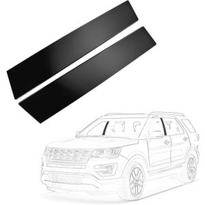 Windshield Trim Molding B Pillar 926-448 926-449 Compatible with 2011-2019 Ford Explorer 4 Door Utility Replaces BB5Z-7820555-BB BB5Z-7820554-AB BB5Z7820554AC, Left & Right Accessories