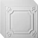 Art3d Drop Ceiling Tiles 24x24,(12-Pack, 48 Sq.ft),Wainscoting Panels Glue Up 2x2, Cloud-White