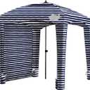 Qipi Beach Cabana - Easy to Set Up Canopy, Waterproof, Portable 6' x 6' Beach Shelter, Included Side Wall, Shade with UPF 50+ UV Protection, Ultimate Sun Umbrella - for Kids, Family & Friends