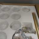 COCOSTAR Reddish Sand Gold Dining Room Chandelier, 15 Lights Mid Century Modern Sputnik Chandelier for Kitchen Island Living Room Bedroom, Ceiling Light Fixture Over Table, G9 Base