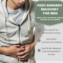 Abdominal Binder Post Surgery - Postpartum Belly Band Wrap | Post C Section Belly Binder Recovery Belt | Stomach Compression Hernia Belt For Men or Women After Pregnancy, Hysterectomy (Large/X-Large)