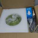 Floor Lamp for Living Room,Bedroom,Gold Dimmable Standing Lamp with Remote,Mid Century Modern Brass Tall Lamp Retro Vintage Glass Lamp Floor Light Boho Bohemian