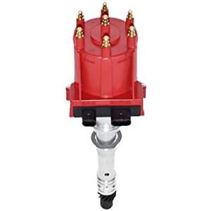 A-Team Performance Marine Electronic Ignition Distributor EFI - Enhances Engine Performance - Reliable Distributor Cap - Ideal for V6 4.3L Engines - Red Cap - Marine Distributor - S10 V8 Swap Radiator