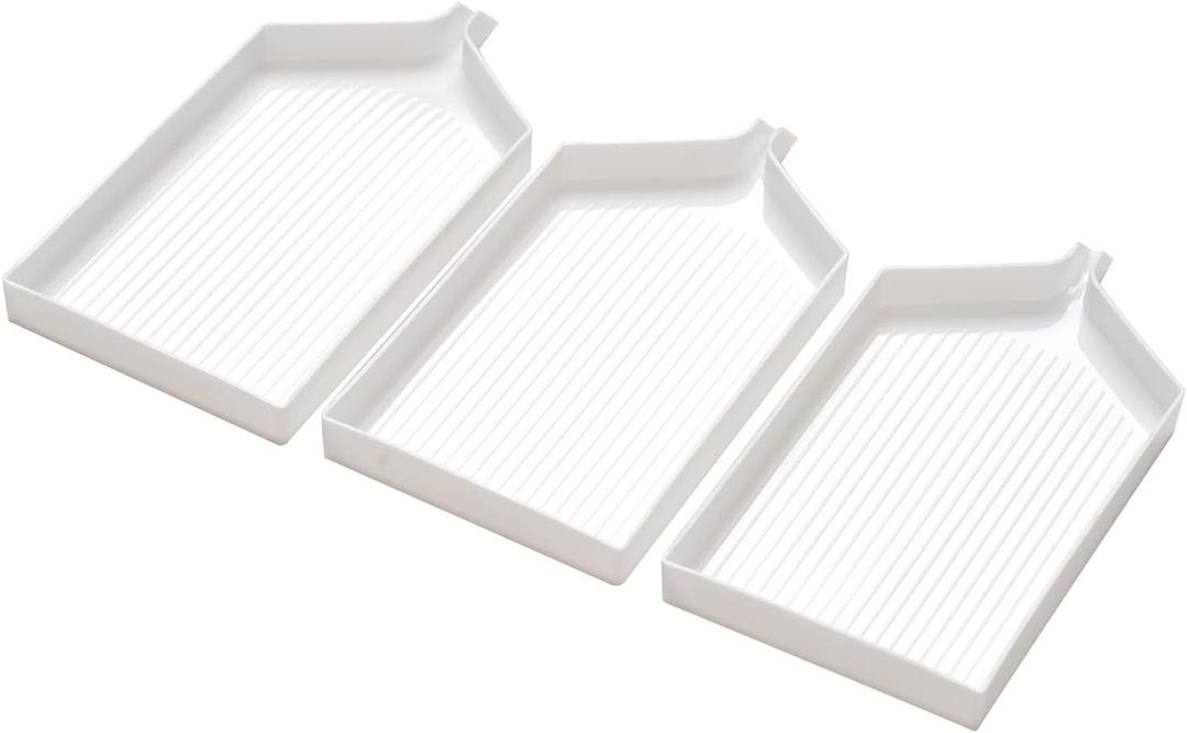 Huacan 3pcs Large Diamond Painting Trays, Diamond Painting Accessories and Tools Kits for Adults