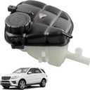 Engine Radiator Coolant Overflow Reservoir Tank With Sensor & Cap Compatible With 2006-2015 Mercedes-Benz GL320 GL350 GL450 GL500 GL550 ML350 ML450 ML500 ML550 Replaces 1645000049 603-256