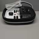 HOSPAN Collapsible Foot Spa with Heat, Bubble, Red Light, and Temperature Control, Foot Bath Massager with 8 Shiatsu Massage Rollers, Pedicure Foot Spa for Relaxation and Stress Relief, Black