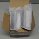 ROSHWEY Solar Lights Outdoor 6 Pack 30 LED Deck Lights Solar Powered Waterproof Outside Stair Light Fence Post Lamp Outdoor Decor for Patio Step Pool Yard Walkway, Cool White Light