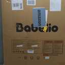 Babelio Baby Gate for Doorways and Stairs, 26''-40'' Auto Close Dog/Puppy Gate, Easy Install, Pressure Mounted, No Drilling, fits for Narrow and Wide Doorways, Safety Gate w/Door for Child and Pets