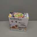 5-Speed Electric Hand Mixer, 800W Handheld Mixer with Turbo for Baking & Cooking, Kitchen Food Mixer with Storage Case & 6 Stainless Steel Attachments (2 Beaters, 2 Dough Hooks, 2 Whisks)-Red