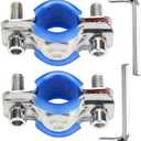 2-Pack Fix Sinking Office Chair, 304 Stainless Steel Office Chair Saver for Stop Sinking, Height-Lock Bracket for Failed Gas Cylinder, Adjustable Chair Height Without Cylinder Replacement