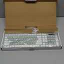 Wireless Keyboard and Mouse Combo, Full-Sized Wireless Keyboard and Adjustable DPI Mouse, 2.4GHz USB Receiver, Silent Keyboard and Mouse for PC, Windows, MAC, Desktop, Laptop (Avocado Green)