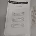 TidyCorner Upgraded Thick Floating Shelves, Solid Wood Bookshelf for Wall, Floating Book Shelves Use as Wall Shelves for Bedroom, Kids Room, Nursery, Books, Spice Rack & Decor – Dark Walnut Brown (15.75 Inch)