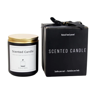 Baltic Amber Scented Candle Gift | Aromatherapy Candle | Glass Jar 180g-6.4Oz | Natural Soy Wax & Essential Oil | Ideal Gift For Birthday, Valentine's Day, Christmas | (Baltic Amber)