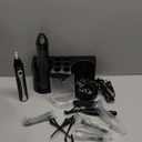 AquaSonic Home Dental Center Rechargeable Power Toothbrush & Smart Water Flosser  Complete Family Oral Care System  10 Attachments and Tips Included  Various Modes & Timers (Black)