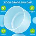 2 x Silicone Boot for Owala Water Bottle 24 oz 32 oz 40 oz, Anti-Slip Protective Sleeve for FreeSip/Twist/Flip Stainless Steel Water Bottles Accessories (Glitter Blue)