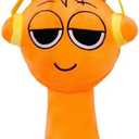 Super JAKES Game Plush Toys,Soft Stuffed Animal Pillow Figure Doll Christmas Birthday Gifts for Adult Kids (Orange Yellow)