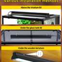 REPTI ZOO T8 UVB Lighting Fixture for Reptiles,18W Reptile Lighting Combo Kit Desert 10.0 Terrarium Hood Light Fixture for Bearded Dragon Tortoise Lizards Reptile & Amphibian(24inch)