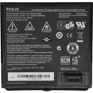 RDSJK 300769-003 300769-001 300769-002 300769-004 300770-001 Battery Replacement for Bose SoundLink Air Sounddock Portable Digital Music System 4ICR19/66 350160-1100 16.8V 32Wh 2200mAh (Black)