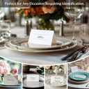2 x MaxGear Printable Place Cards, 160Pcs Blank Name Cards for Table Setting, 2" x 3.5" Tent Card for Laser/Inkjet Printers, Seating & Place Setting Card for Events