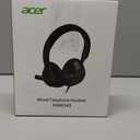 Acer Headset with Microphone for PC - ENC Noise Cancelling Headphones with Mic, Dual USB C Headset with Microphone & USB, 40mm Drivers Wired Headset with Mic for Work, Call Center Headset for Office