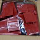 FORUP Christmas Tree Stand, Xmas Tree Base Stand, Christmas Tree Holder for Real Trees, Red