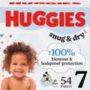 Huggies Size 7 Diapers, Snug & Dry Baby Diapers, Size 7 (41+ lbs), 54 Count, Packaging May Vary