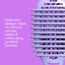 Conair Curl Define Pro Hair Brush for Curly Hair, Dual-Vent Design with Continuous Grooves, Mixed Bristles for Frizz-Free Detangling, Smoothing, and Curl Definition (Purple Pulse)