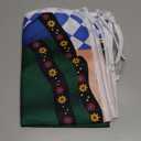 Hillban 2 Pcs Oktoberfest Aprons Women Mens German Apron Oktoberfest Costume for Couples Cooking BBQ Party Favor Gifts(Delicate Style)