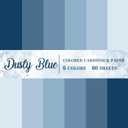 AnyDesign 60 Sheet 8.5 x 11 Inch Blue Thick Paper Card Stock 6 Gradient Colors Paper Cards Colored Scrapbook Paper for Prints DIY Arts Crafts Making School Office Home Supplies, 65lb