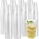 Frcctre 400 Pack 10 oz Clear Disposable Plastic Cups, Clear Plastic Cold Party Drinking Cups Tumblers for Party, Picnic, BBQ, Travel, and Events