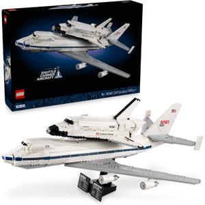 LEGO Icons Shuttle Carrier Aircraft Building Set for Adults - Spaceship & Airplane Model Kit for Adults, Ages 18+ - Air & Space Decor - Gift Idea for Men & Women - 10360