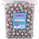 Brach's Bobs Sweet Stripes Soft Peppermint Candy, Individually Wrapped Pieces, 3.9 lb Tub (350 Count)