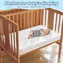 Mini Crib Mattress, 38’’x24’’ Dual Sided with Firm Support and 3" Thick Premium Foam, Hypoallergenic, Comfort, Breathable, Quiet & Odorless, Fits Mini and Portable Travel Cribs, 38"x24"x3" Mini & Portable Crib